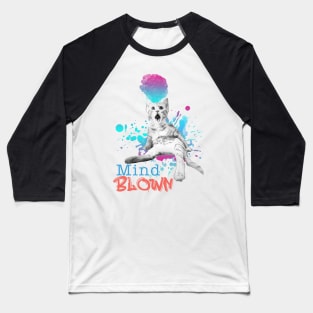 Mind Blown Cat Baseball T-Shirt